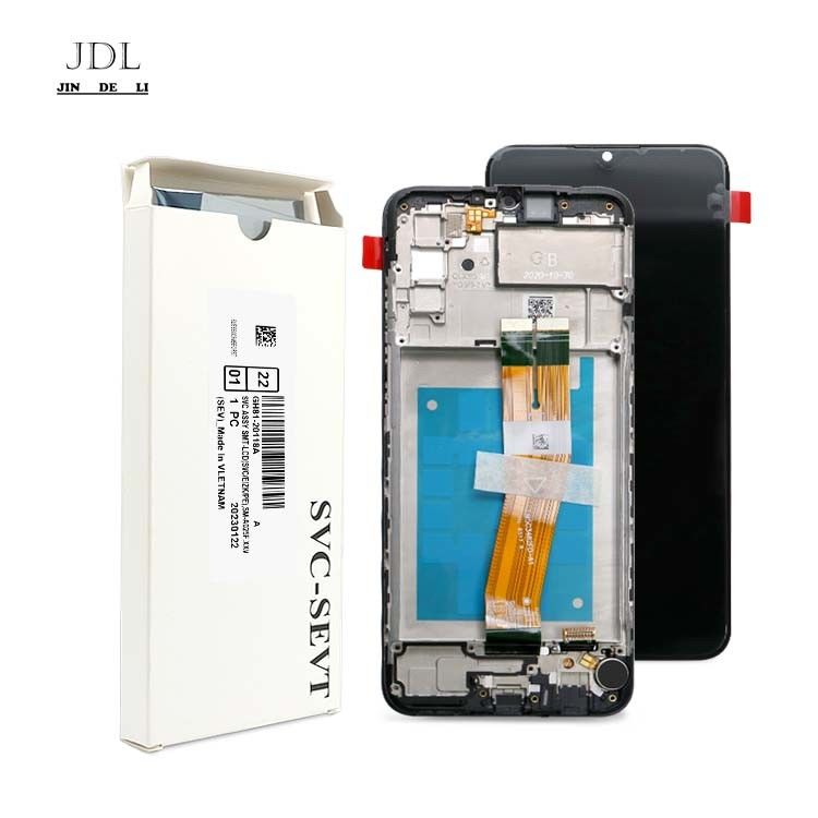 পাইকারি A02S LCD lcd With Frame For  A02S কারখানার টাচ স্ক্রিন ডিসপ্লে গ্যালাক্সি A025 সার্ভিস প্যাক LCDS প্যান্টাল