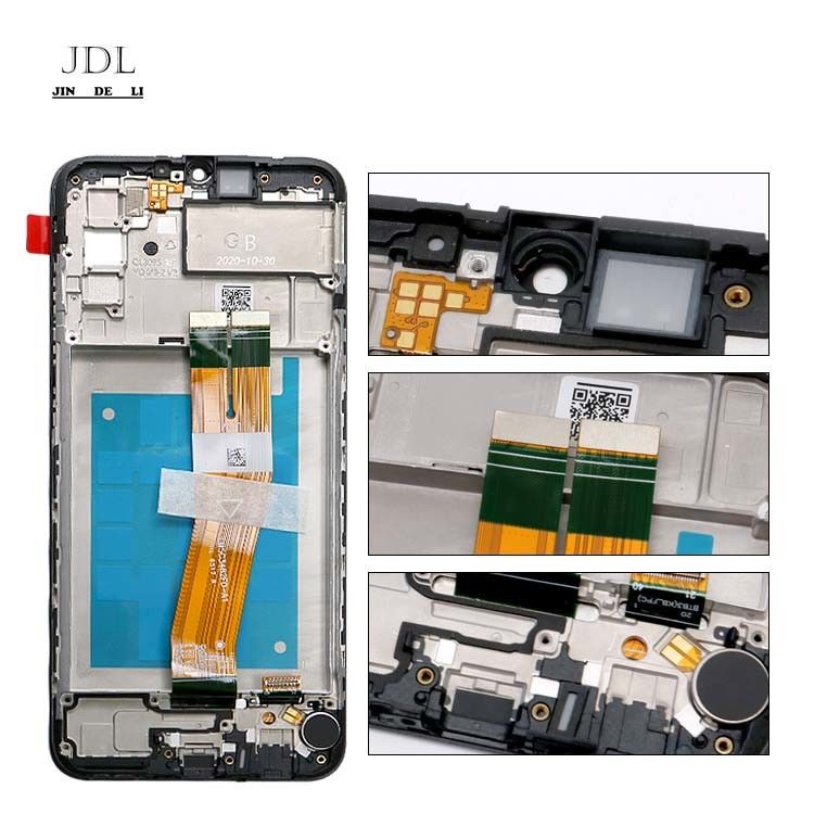 পাইকারি A02S LCD lcd With Frame For  A02S কারখানার টাচ স্ক্রিন ডিসপ্লে গ্যালাক্সি A025 সার্ভিস প্যাক LCDS প্যান্টাল