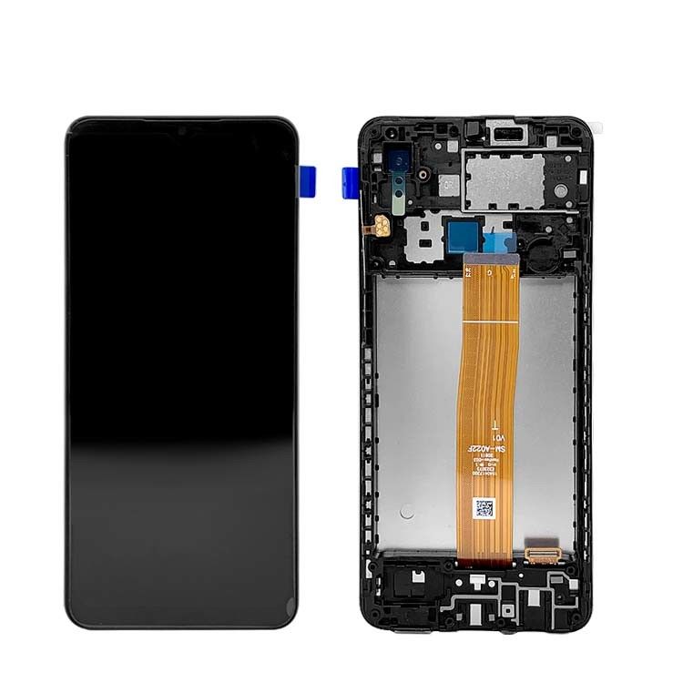 A02 LCD Display With Frame For  A022 মূল টাচ স্ক্রিন ডিজিটাইজার প্যান্টালা গ্যালাক্সি A02 সার্ভিস প্যাক LCDS