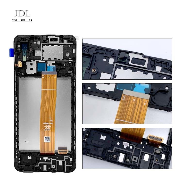 A02 LCD Display With Frame For  A022 মূল টাচ স্ক্রিন ডিজিটাইজার প্যান্টালা গ্যালাক্সি A02 সার্ভিস প্যাক LCDS