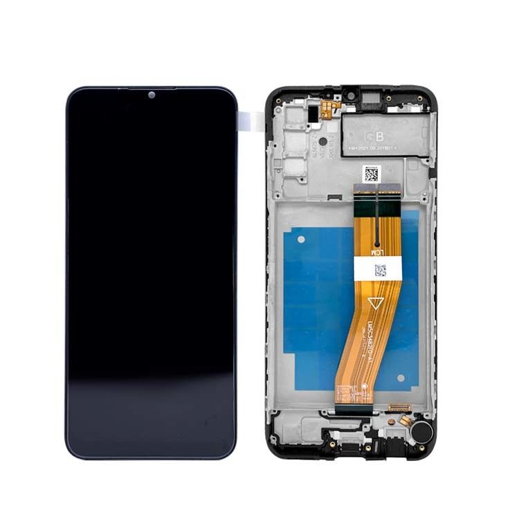 আসল A03S সার্ভিস প্যাক LCD With Frame For  a03s মোবাইল ফোন স্ক্রিন ডিসপ্লে গ্যালাক্সি A037 উচ্চ মানের প্যান্টালা
