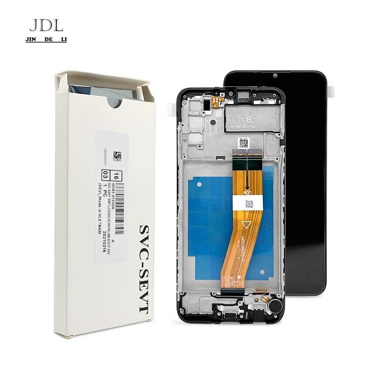 আসল A03S সার্ভিস প্যাক LCD With Frame For  a03s মোবাইল ফোন স্ক্রিন ডিসপ্লে গ্যালাক্সি A037 উচ্চ মানের প্যান্টালা