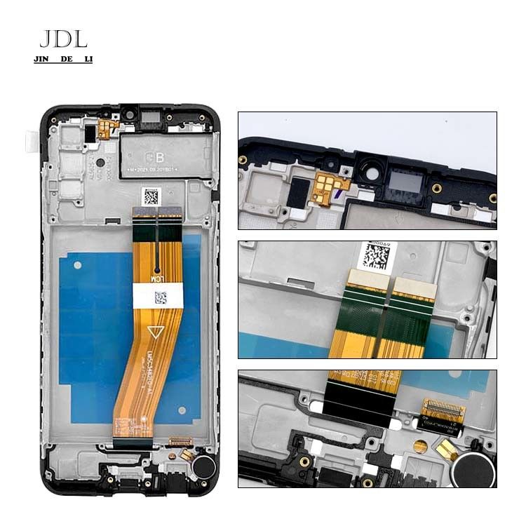 আসল A03S সার্ভিস প্যাক LCD With Frame For  a03s মোবাইল ফোন স্ক্রিন ডিসপ্লে গ্যালাক্সি A037 উচ্চ মানের প্যান্টালা