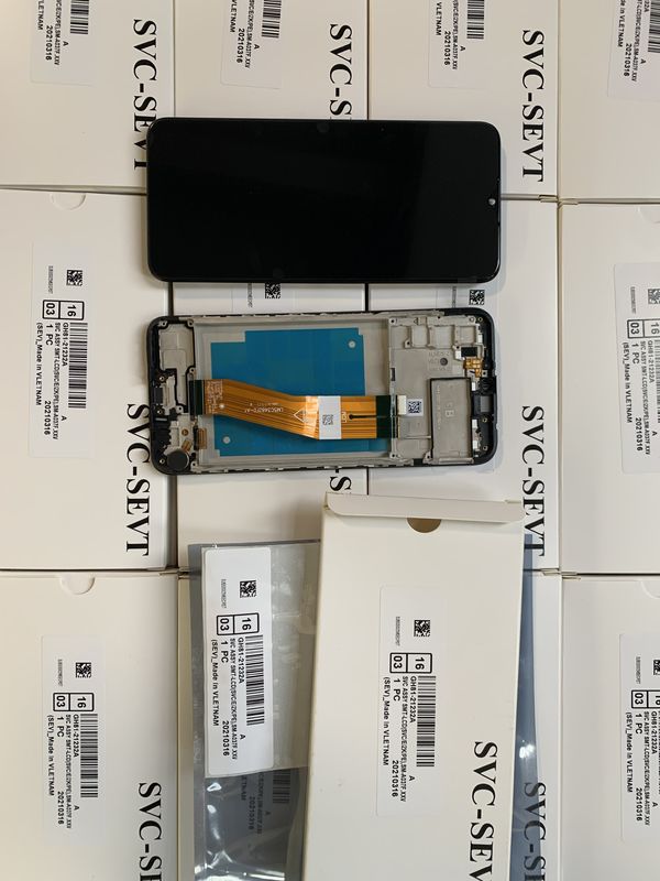 আসল A03S সার্ভিস প্যাক LCD With Frame For  a03s মোবাইল ফোন স্ক্রিন ডিসপ্লে গ্যালাক্সি A037 উচ্চ মানের প্যান্টালা