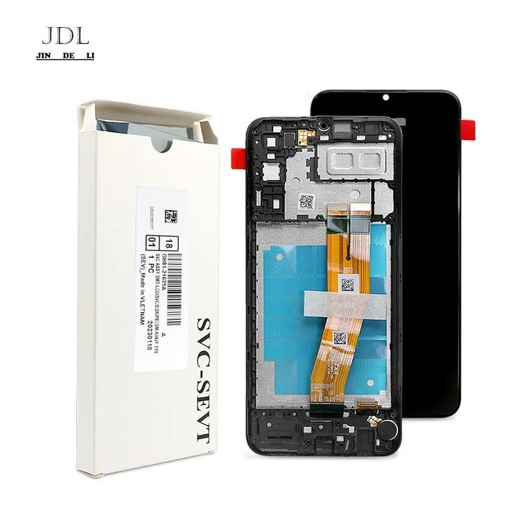 A04E LCD With Frame For  a04e মূল নতুন সার্ভিস প্যাক LCDS ডিসপ্লে গ্যালাক্সি A04E মোবাইল ফোন স্ক্রিন প্যান্টালা