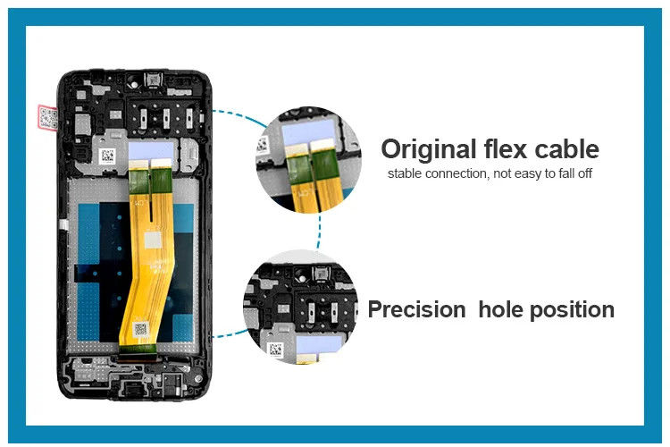 A14 4G LCD With Frame For  A145P মোবাইল ফোন টাচ প্যান্টালা গ্যালাক্সি A145R সার্ভিস প্যাক LCDS স্ক্রিন ডিসপ্লে