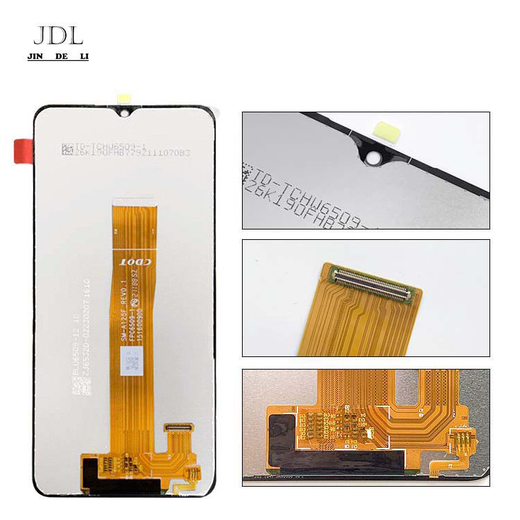 কালো A12 এলসিডি মোবাইল ডিসপ্লে প্রতিস্থাপন EMS FEDEX UPS DHL TNT দ্বারা শিপিং