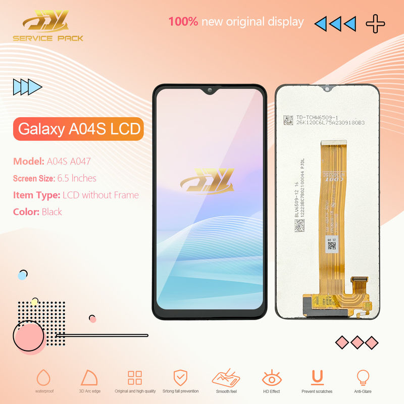 100% আসল ফোন এলসিডি প্যান্টালা For  A04S Wholesale টাচ স্ক্রিন গ্যালাক্সি A047 উচ্চ মানের কারখানার প্রদর্শন