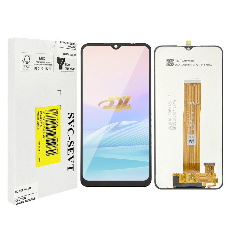 মোবাইল ফোন A12 LCD রিপ্লেসমেন্ট 6.5 ইঞ্চি  A125 LCD অরিজিনাল সার্ভিস প্যাক